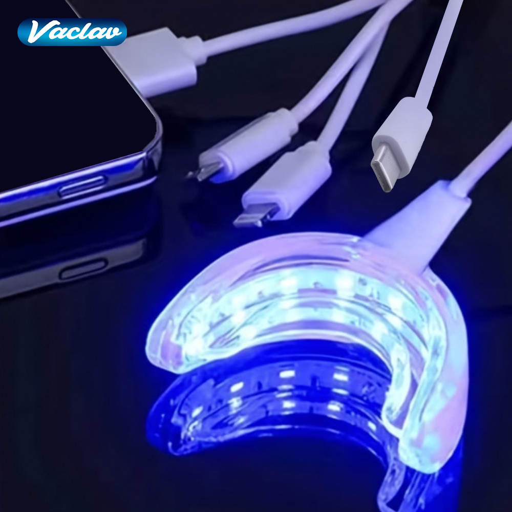 Teeth Whitening Led Kit - Kit Pemutih Gigi Vaclav 16 LED,