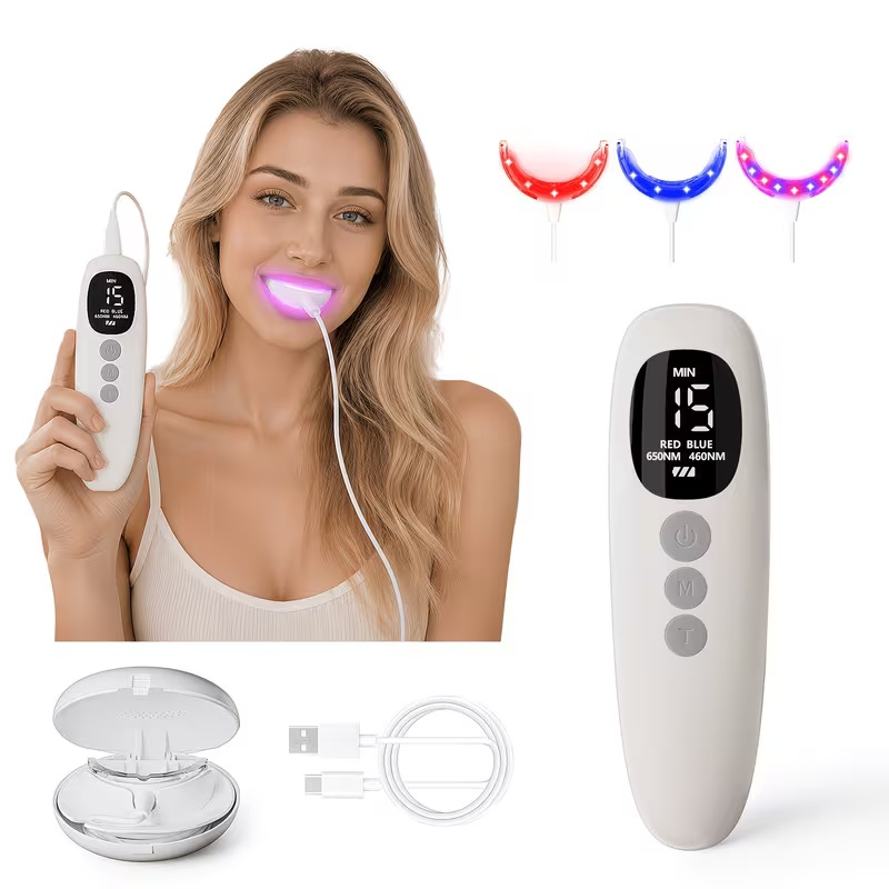 Teeth Whitening Led Kit - Perangkat Pemutih Gigi Terapi Cahaya Merah