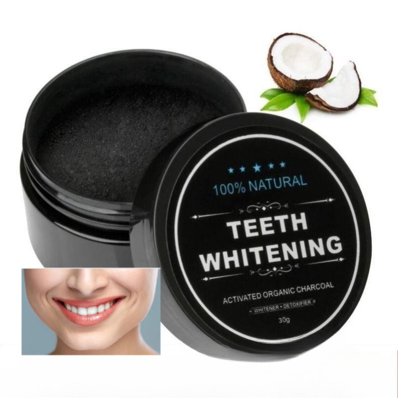 Whitening Powder Activated - 1 Kotak Bubuk Pemutih Gigi Arang