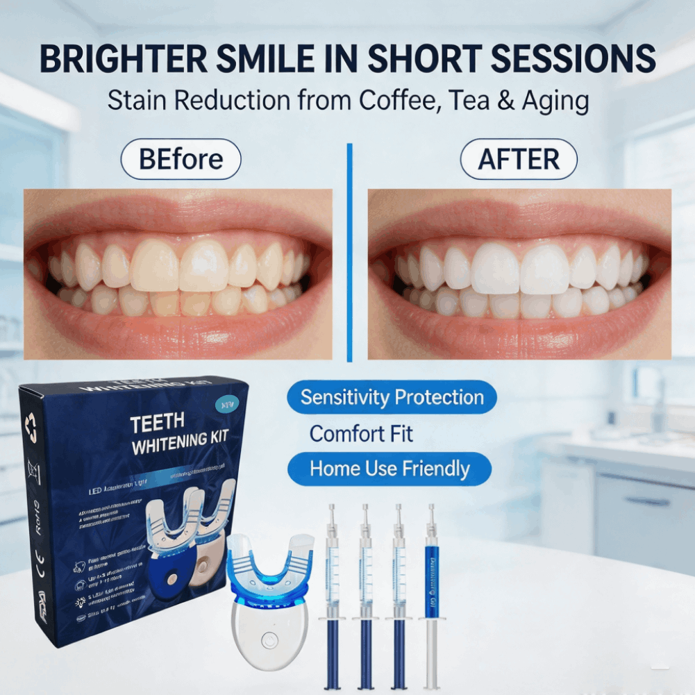 Teeth Whitening Opalescence - Kit Pemutih Gigi Profesional Gel LEDLight