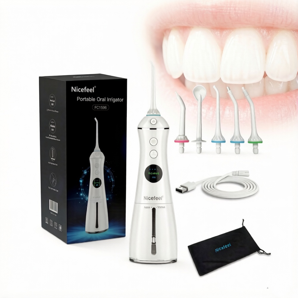 Water Flosser Cordless - Alat Pembersih Gigi Portabel Tanpa Kabel