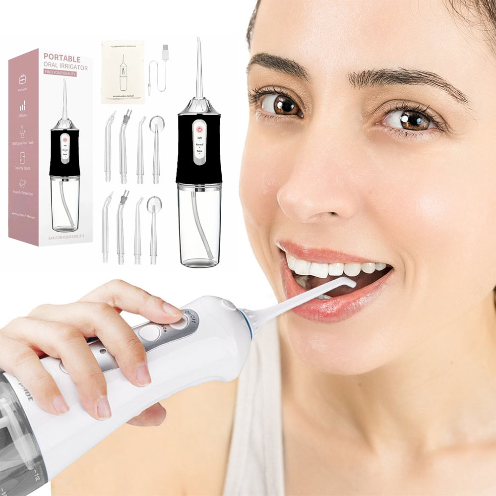 Water Flosser Cordless - Irigator Gigi Water Flosser Bebas BPA,