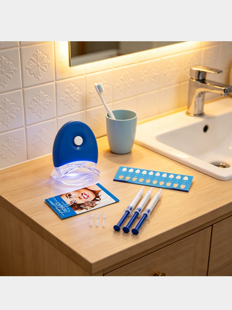 Teeth Whitening Led Kit - Glorysmile Teeth Kit - Lampu LED,