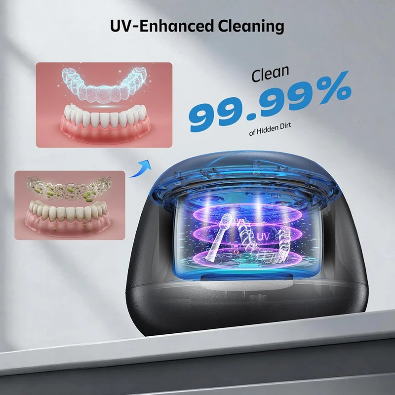 Mesin Pembersih Retainer Ultra - Dental Guard Night ulasan dan harga