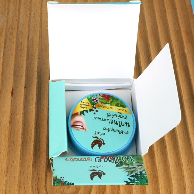 Bubuk Gigi Herbal Thai NOKTHAI - Teeth Whitening Thailand ulasan dan harga