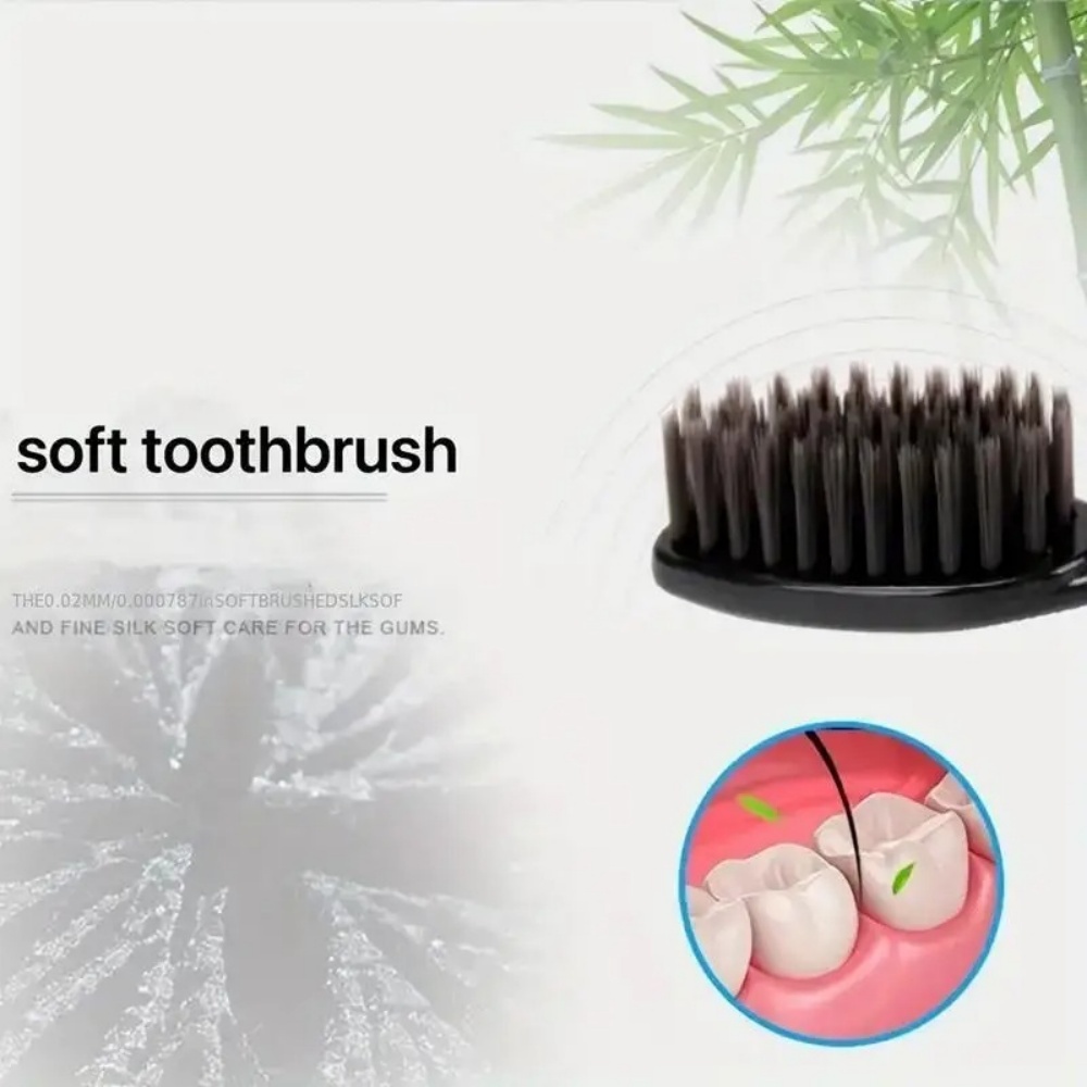 10 Buah Set Sikat Gigi Arang B - Teeth Whitening Filter ulasan dan harga