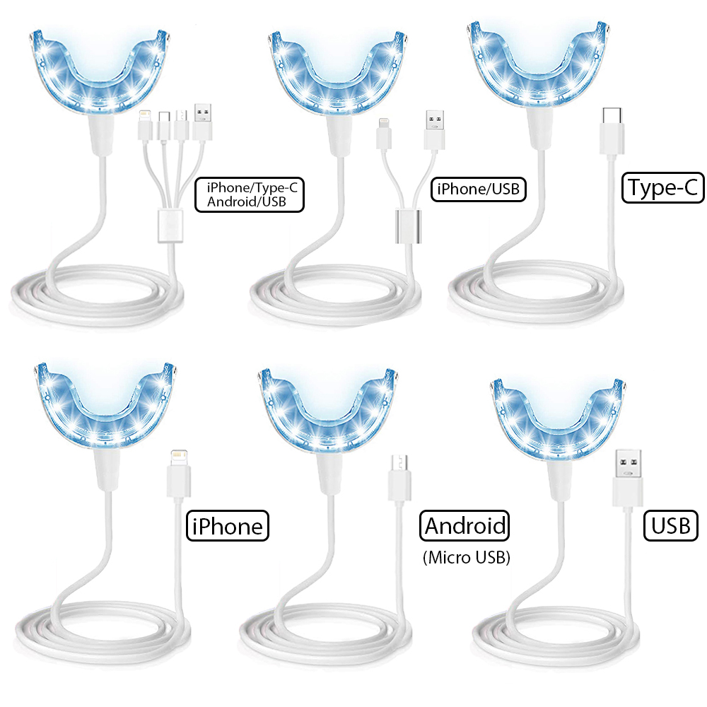 Kit Pemutih Gigi Vaclav 16 LED - Teeth Whitening Led Kit ulasan dan harga