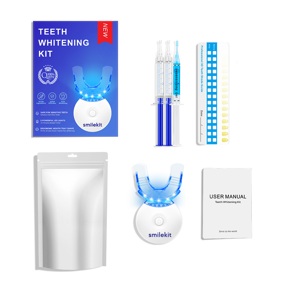 Kit pemutih gigi-5X lampu LED  - Teeth Whitening Foam ulasan dan harga