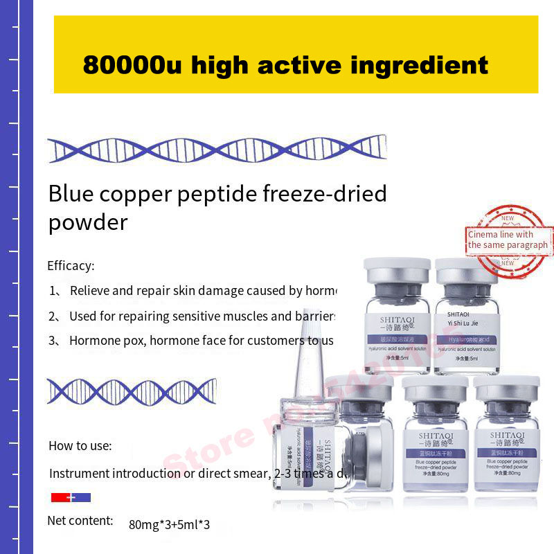 Serbuk Peptida Tembaga Biru GH - Whitening Powder Activated ulasan dan harga