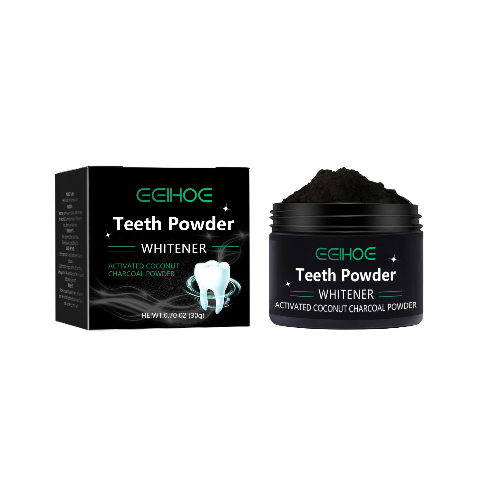 Bubuk Arang EELHOE untuk Produ - Whitening Powder Activated ulasan dan harga