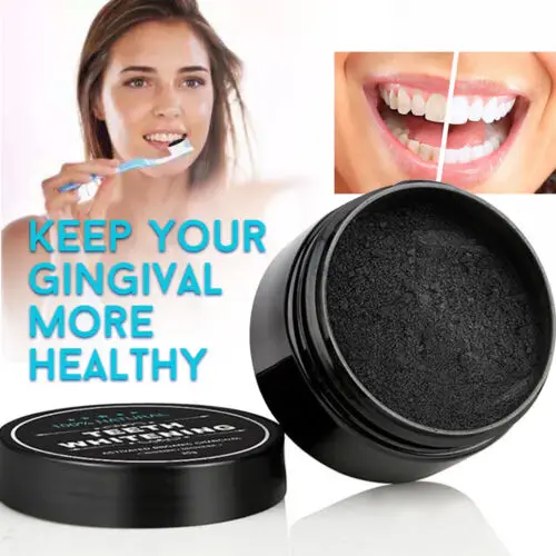 Serbuk pemutih gigi 30g, kemas - Whitening Powder Activated ulasan dan harga