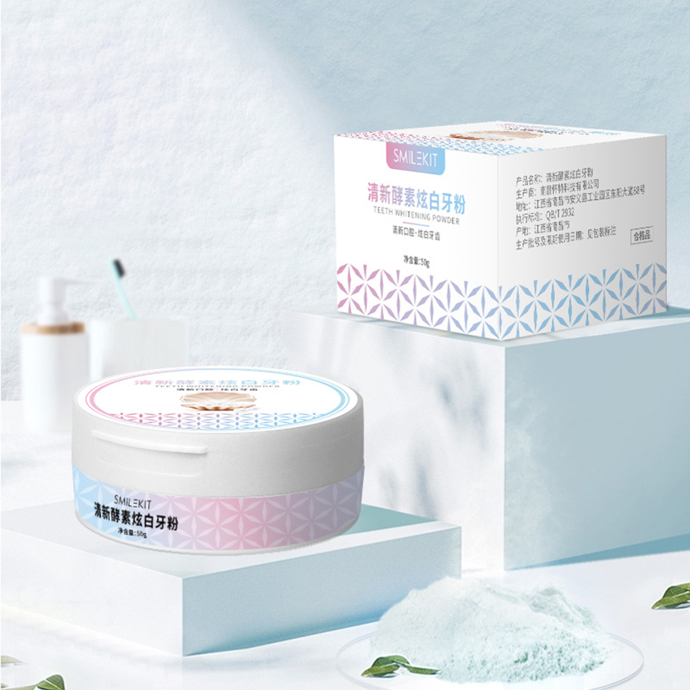 Bubuk pemutih gigi, 2 jenis, a - Whitening Powder Activated ulasan dan harga