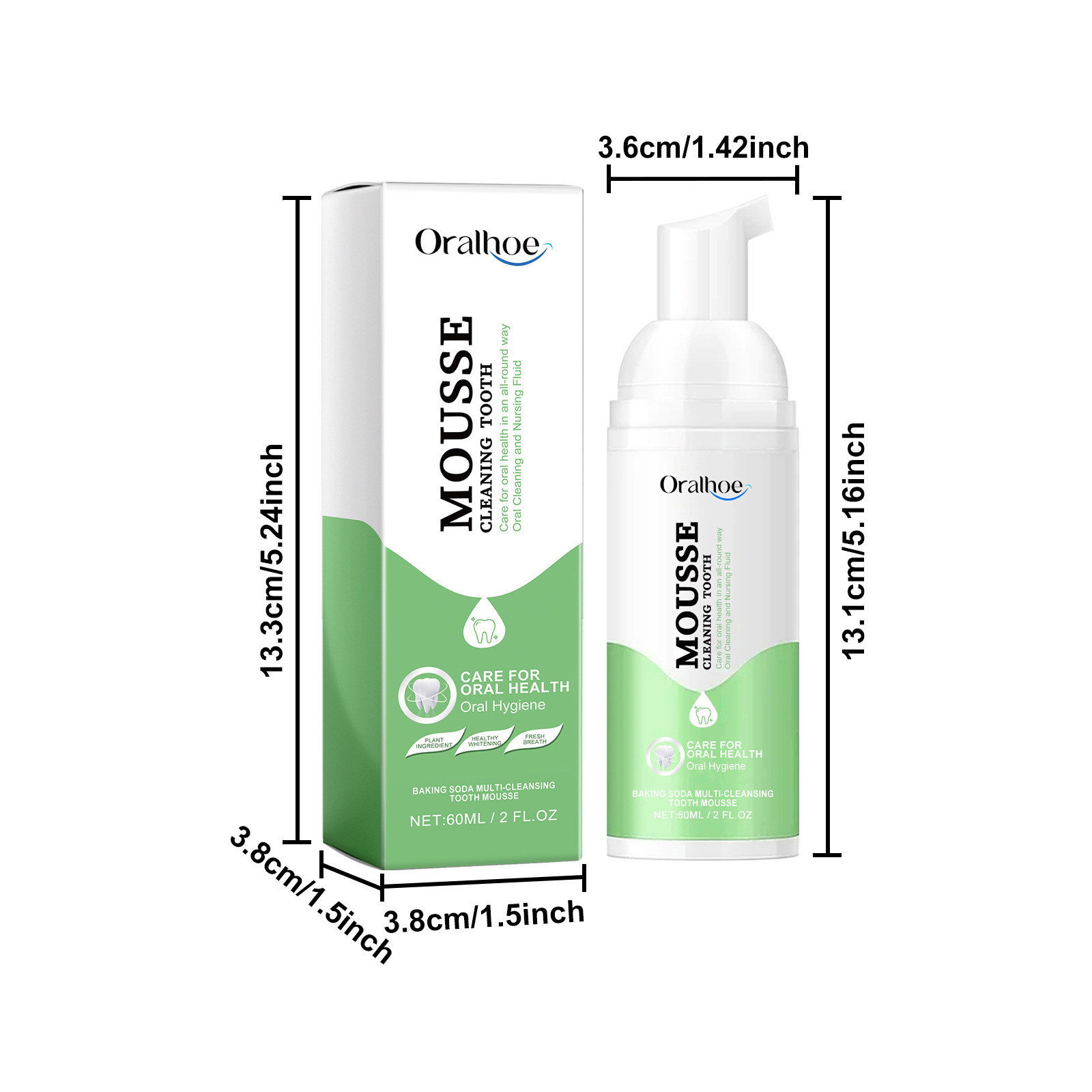 Busa Pemutih Ukuran Perjalanan - Teeth Whitening Foam ulasan dan harga