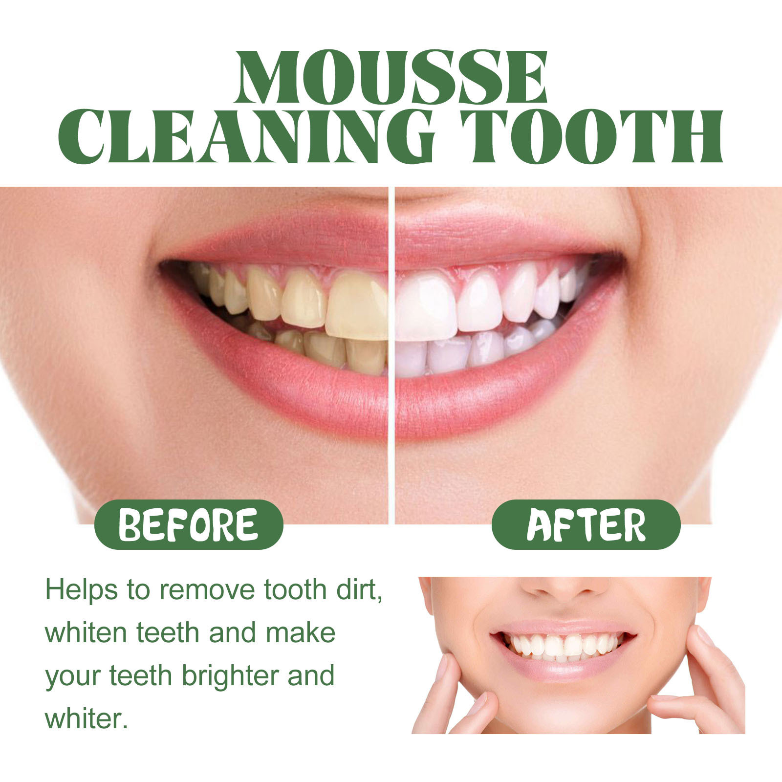 Busa Pemutih Ukuran Perjalanan - Teeth Whitening Foam ulasan dan harga