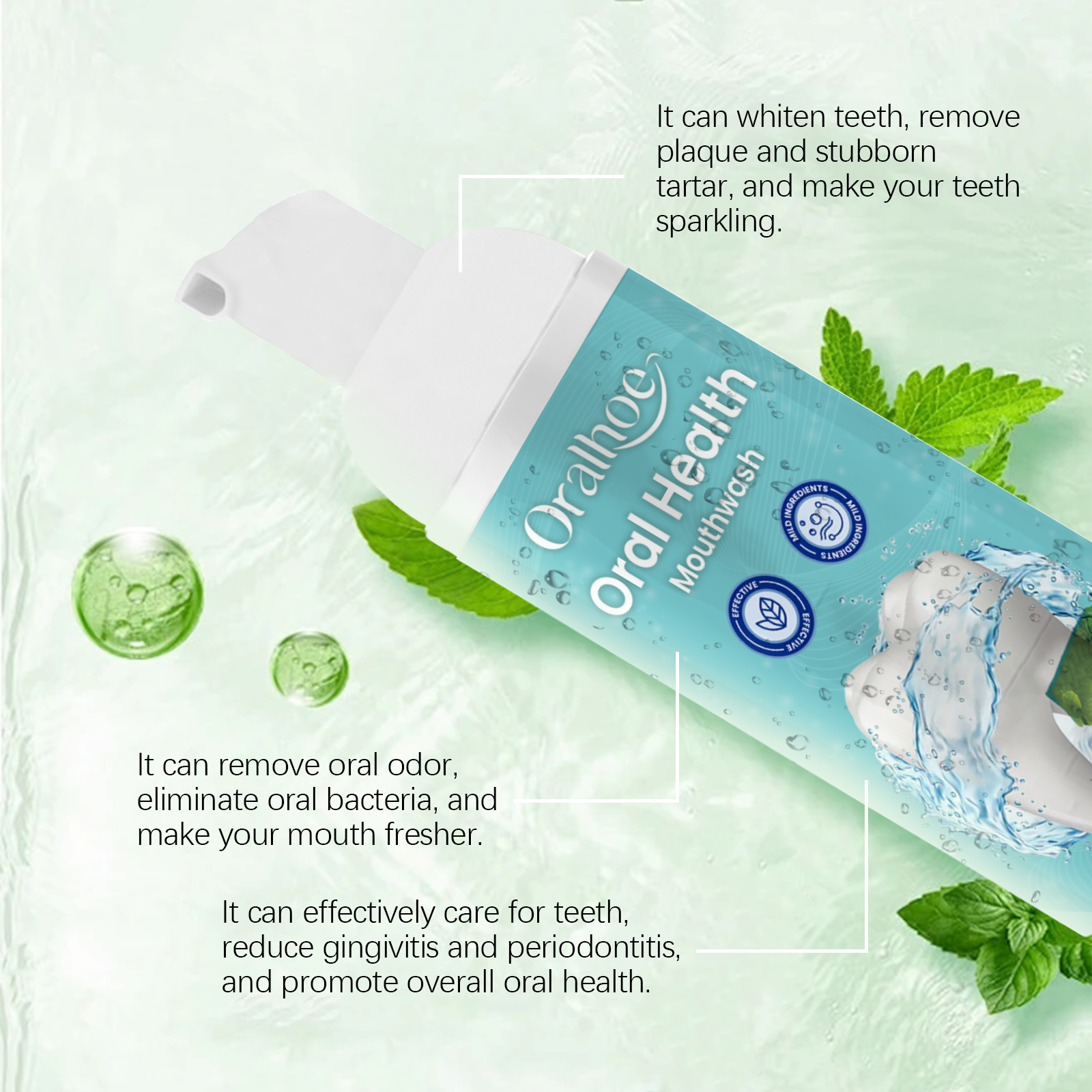 Busa Mousse Pemutih Gigi Pembe - Teeth Whitening Foam ulasan dan harga
