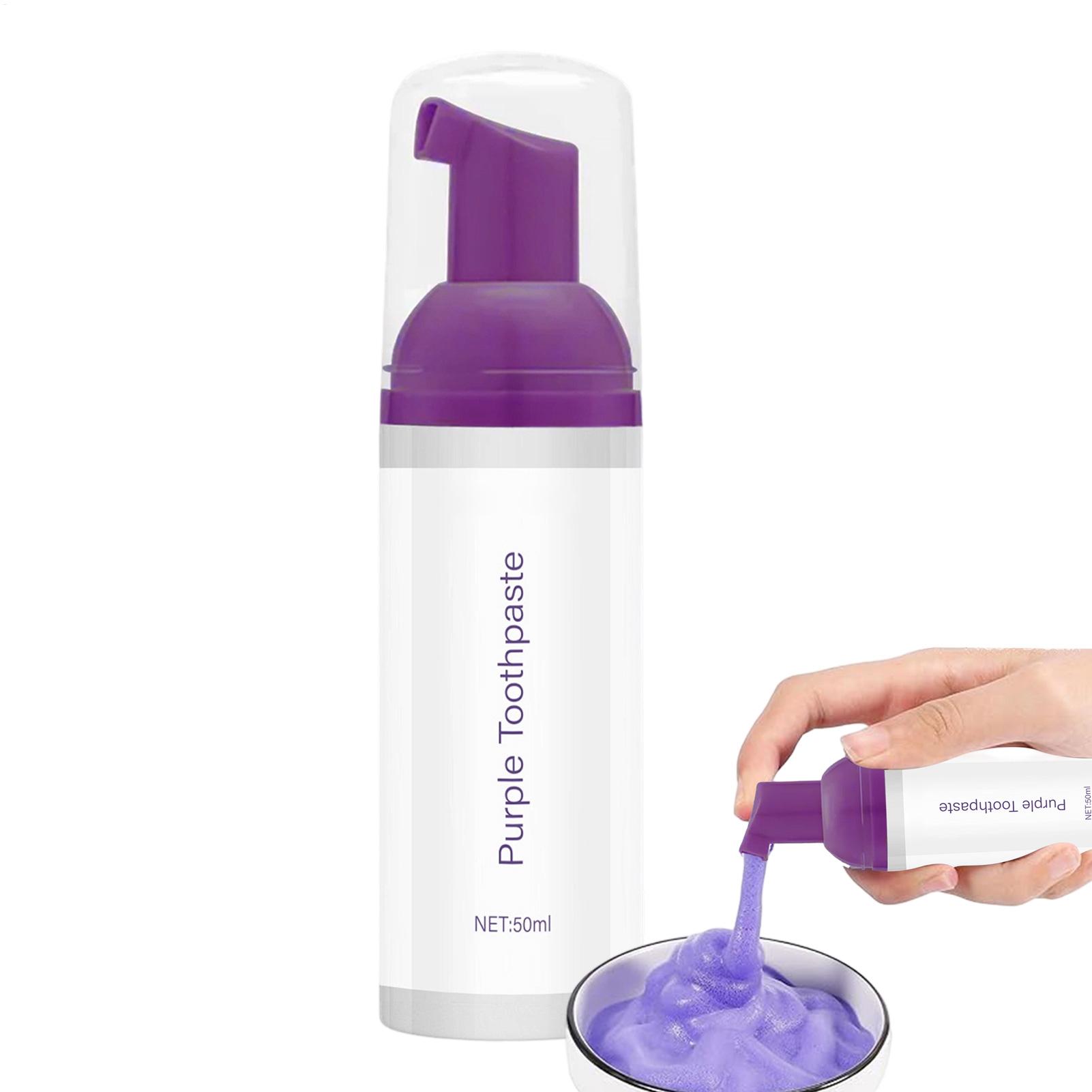 Pasta Gigi Pemutih Ungu 50ml P - Teeth Whitening Foam ulasan dan harga