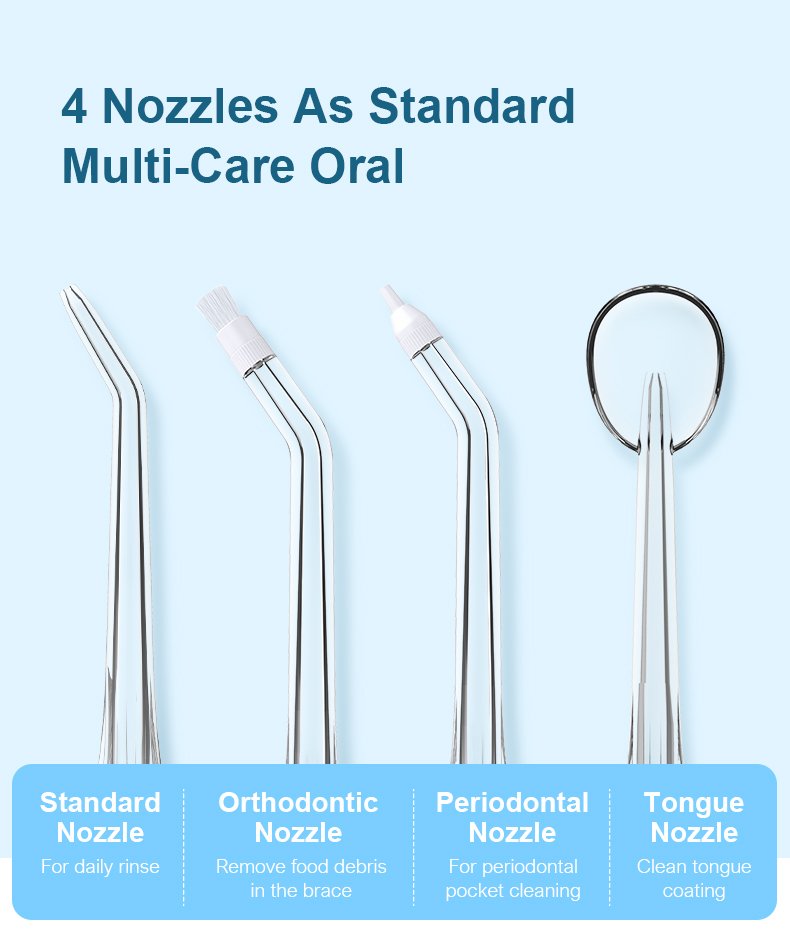 Irigator Oral Portabel Mini, 6 - Water Flosser Cordless ulasan dan harga