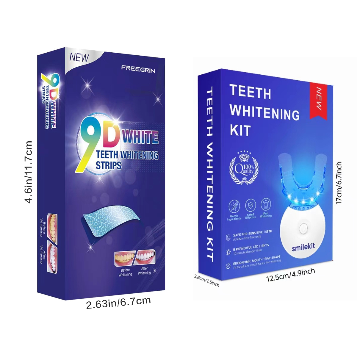Kit pemutih gigi-5X lampu LED  - Teeth Whitening Led Kit ulasan dan harga