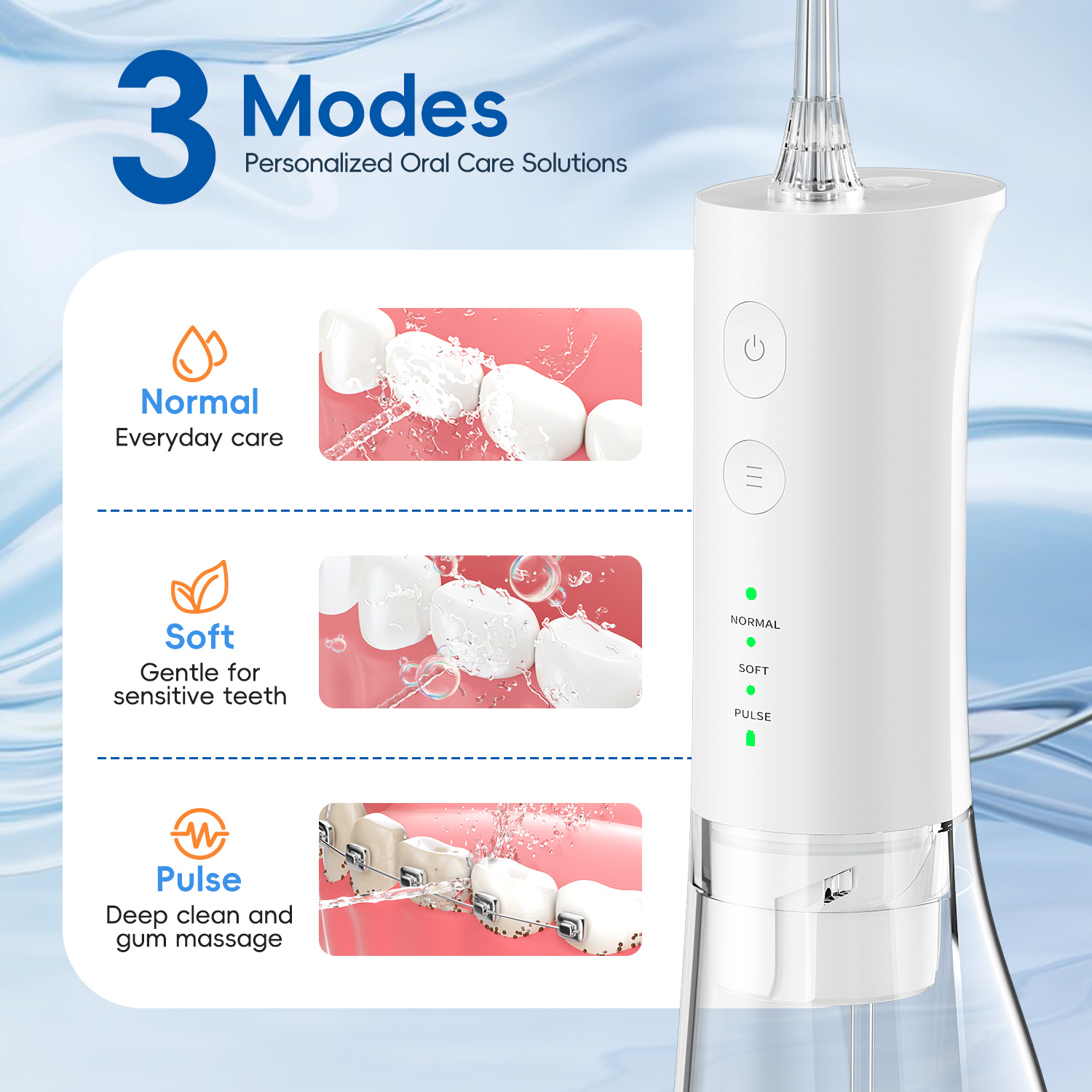 Alat Semprot Air Gigi Portabel - Water Flosser Cordless ulasan dan harga