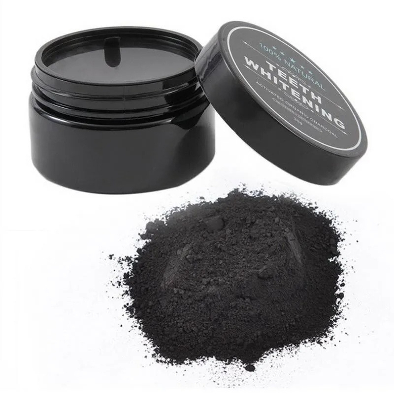 Bubuk Pemutih Gigi Arang Aktif - Whitening Powder Activated ulasan dan harga
