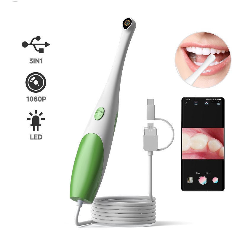 Kamera Visual Oral TYPE-C 3in1 - Teeth Whitening Video ulasan dan harga