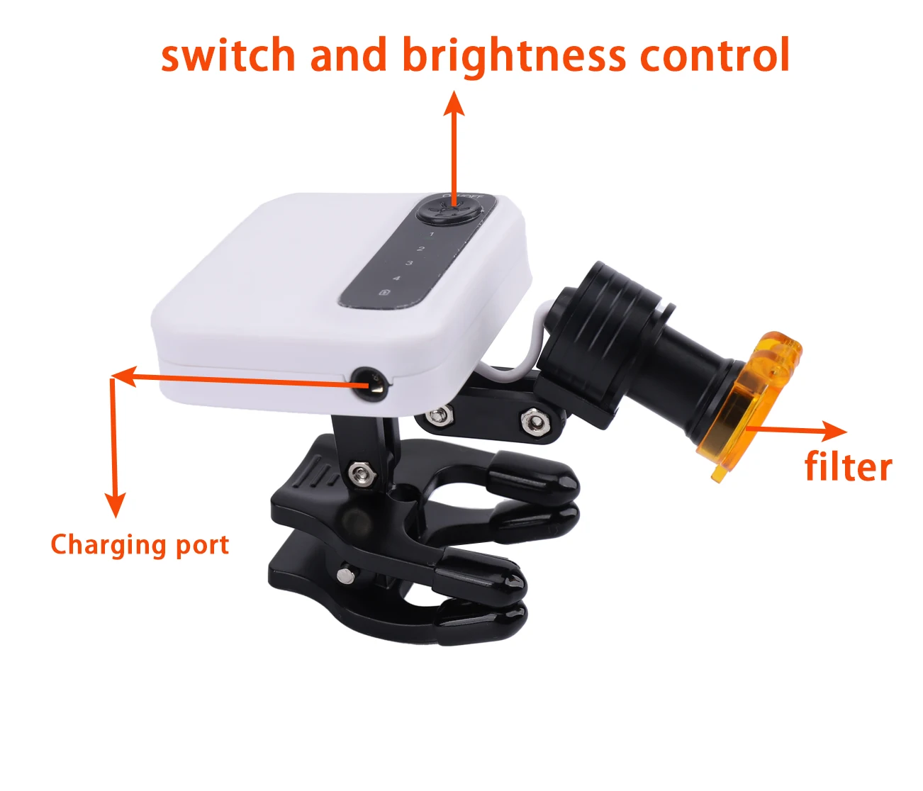Lampu Kepala Nirkabel 5W Porta - Teeth Whitening Filter ulasan dan harga
