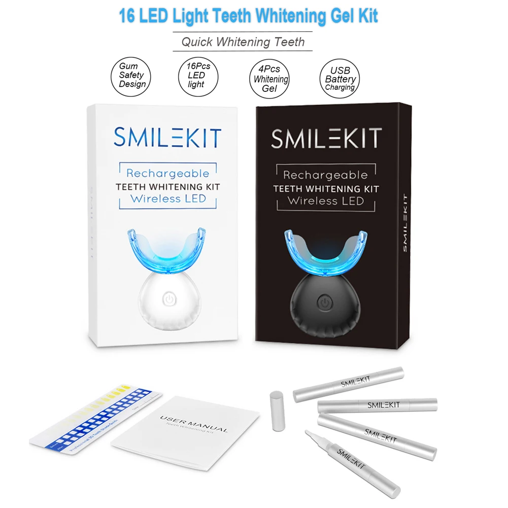 Kit pemutih gigi Mini 16 LED c - Teeth Whitening Opalescence ulasan dan harga