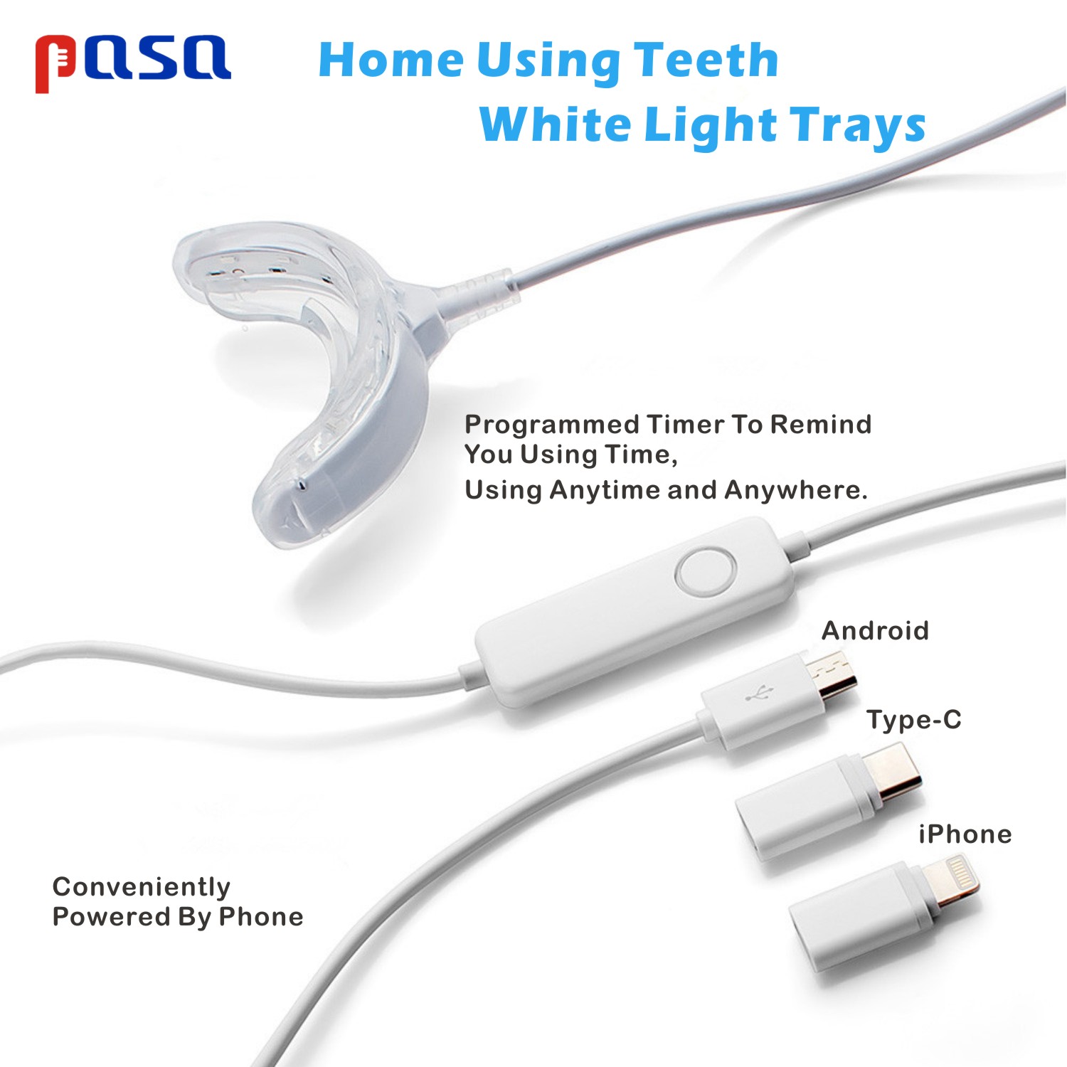 Kit Pemutih Gigi LED Portable  - Teeth Whitening Led Kit ulasan dan harga