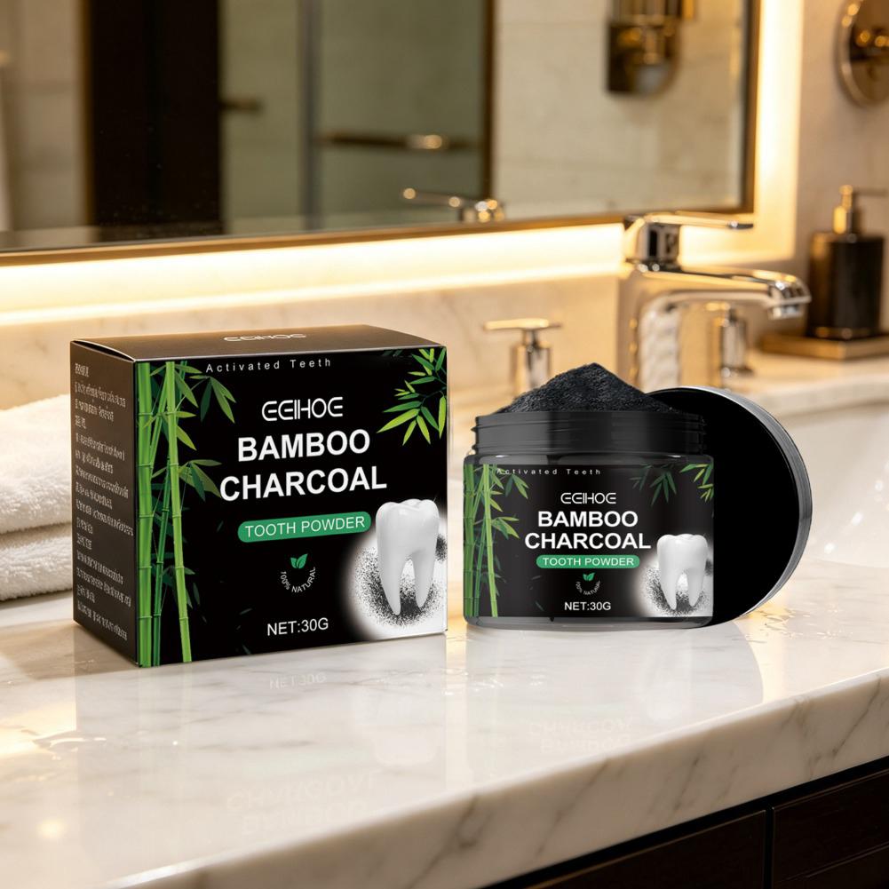 Bubuk Pemutih Gigi, Bubuk Pemb - Whitening Powder Activated ulasan dan harga