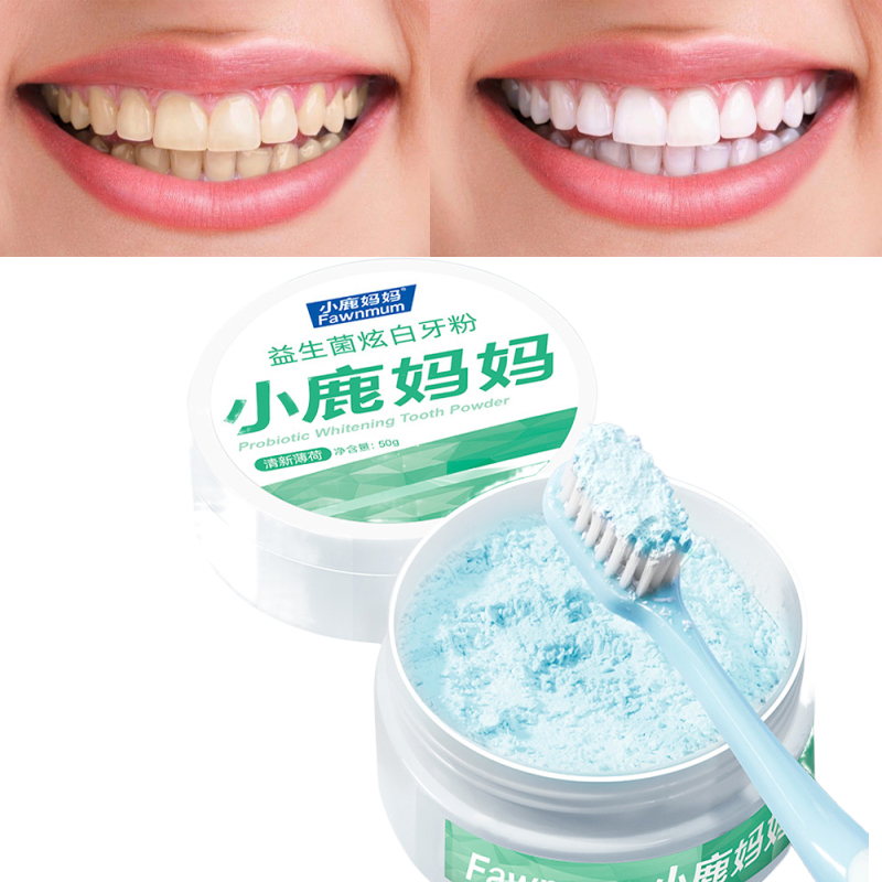 Fawnmun 50G Bubuk Gigi Diaktif - Whitening Powder Activated ulasan dan harga