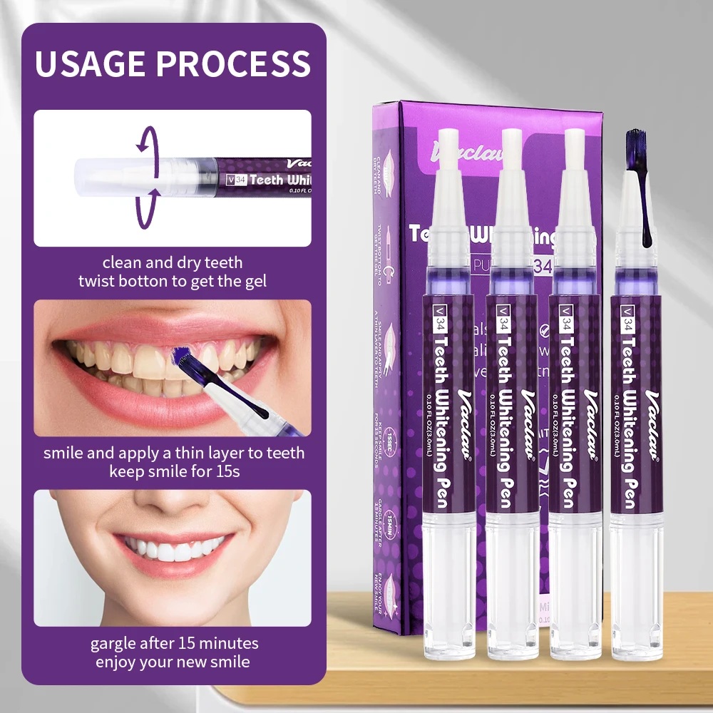 Vaclav V34 Pena Gel Pemutih Gi - Teeth Whitening Foam ulasan dan harga
